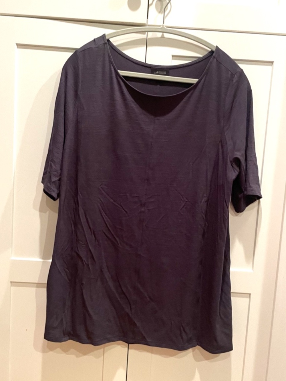 J.Jill Wearever Collection Dark Gray short sleeves Tunic Size Large Tall